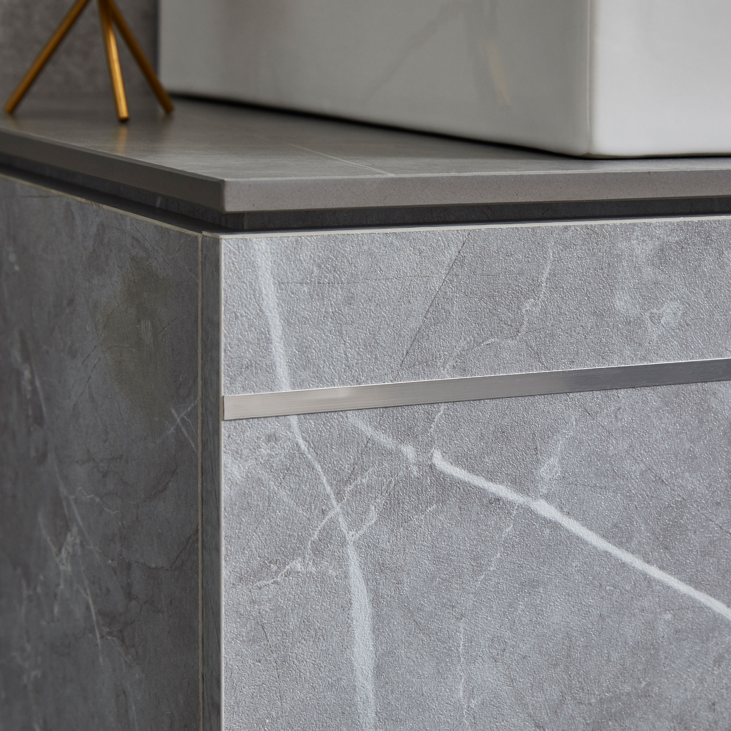 Badezimmerschränke Wand-Waschtisch mit Sintersteinplatte - Kaufen Sie